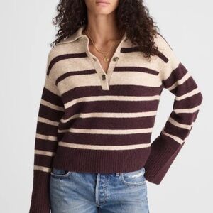 Madewell CloudSoft Polo Sweater